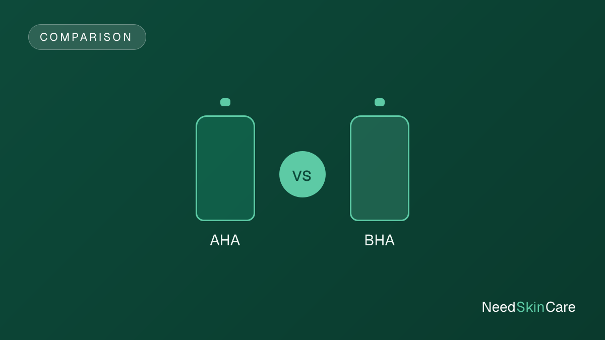 AHA vs BHA: Which Exfoliant Does What