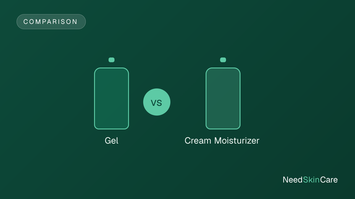 Gel vs Cream Moisturizer: Which Texture Is Right for Your Skin?