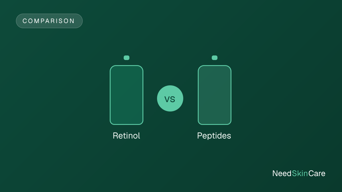 Retinol vs Peptides: What Each One Actually Does