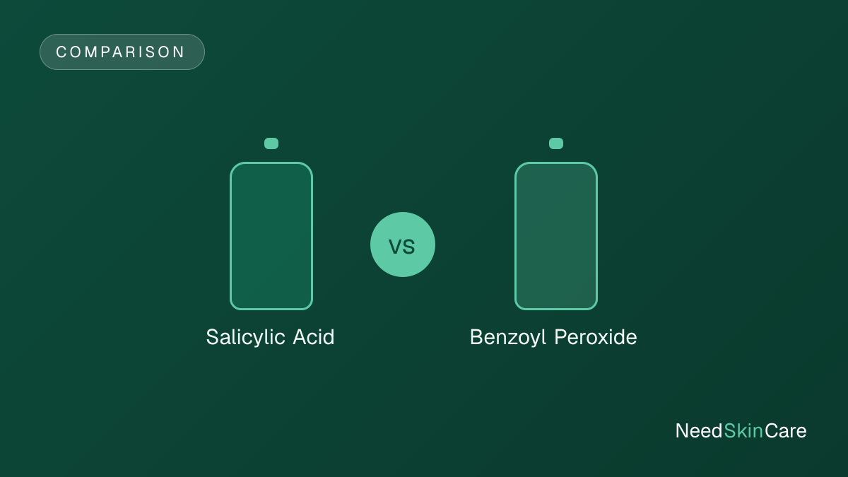 Salicylic Acid vs Benzoyl Peroxide: How They Differ