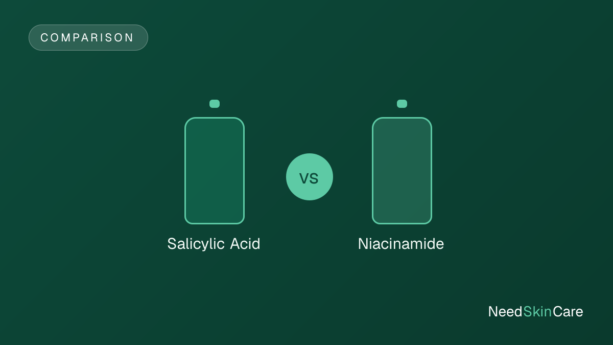 Salicylic Acid vs Niacinamide: Which Does Oily Skin Need?